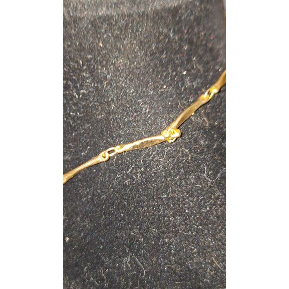 A Gold Tone Blue Evil Eye Women's Necklace Dainty Calm Protection Charm - Picture 4 of 8